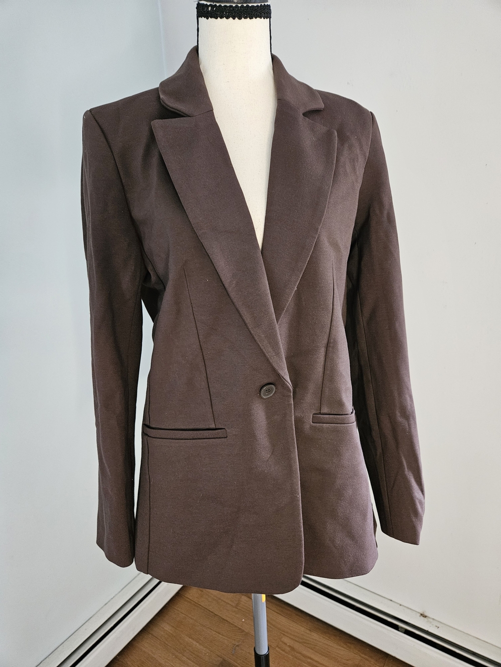 Women's Tailored Brown Blazer Jacket Express.